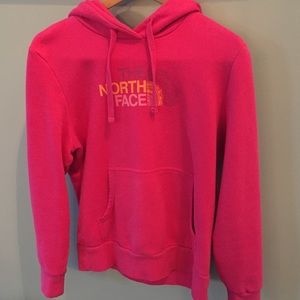 The North Face hooded sweatshirt